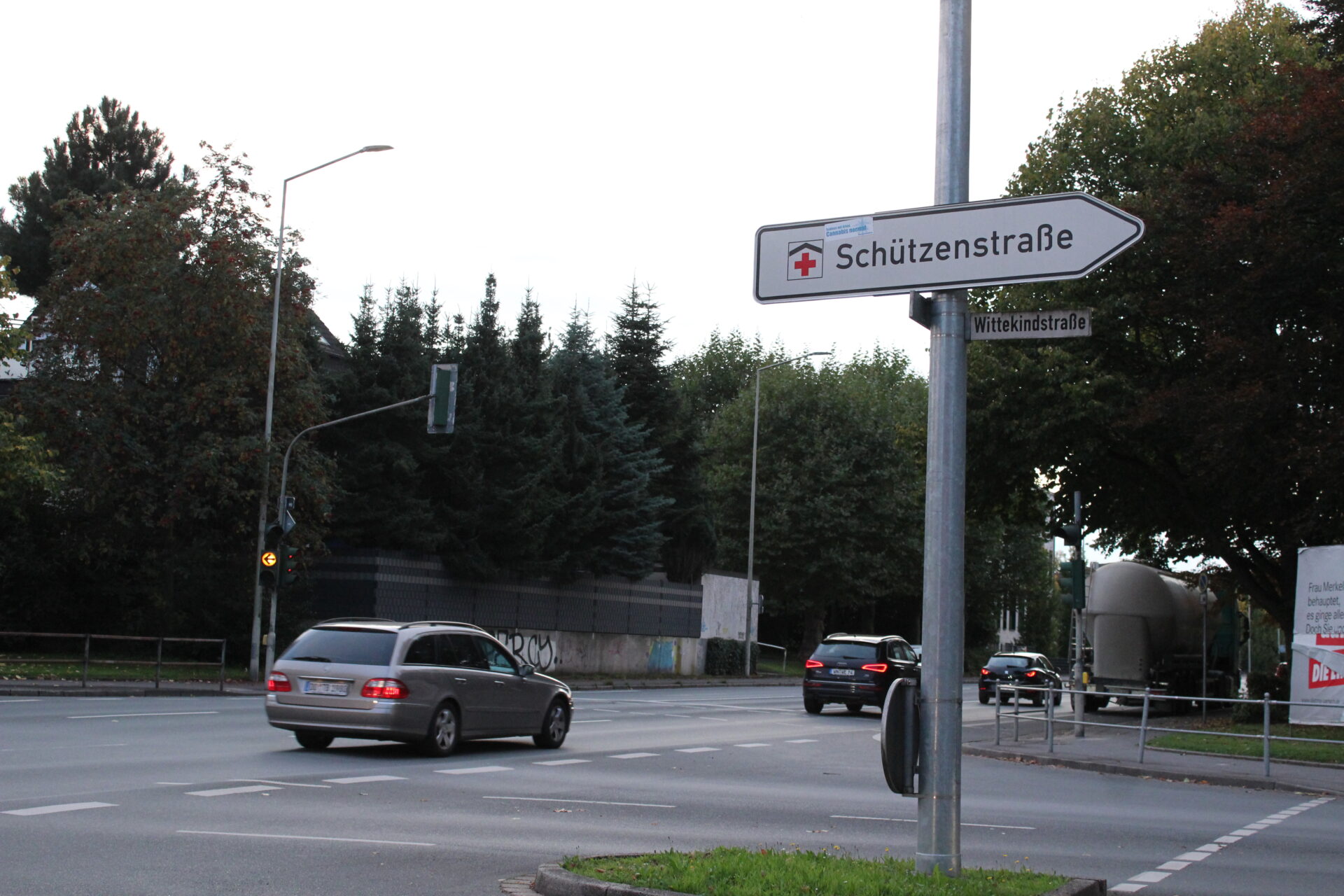 Bethunestraße – Wittekindstraße, Fußgänger von Pkw angefahren