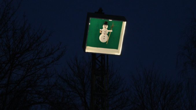 Schneemann Schießen