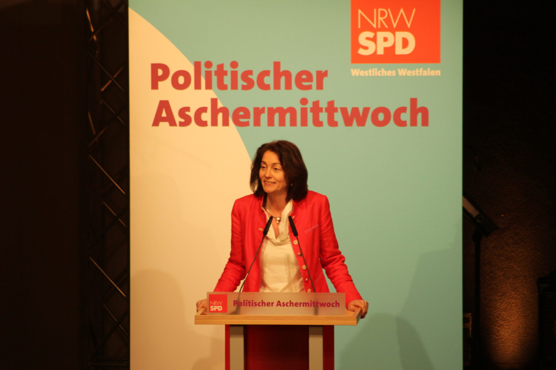 Katarina Barley beim Politischen Aschermittwoch der SPD