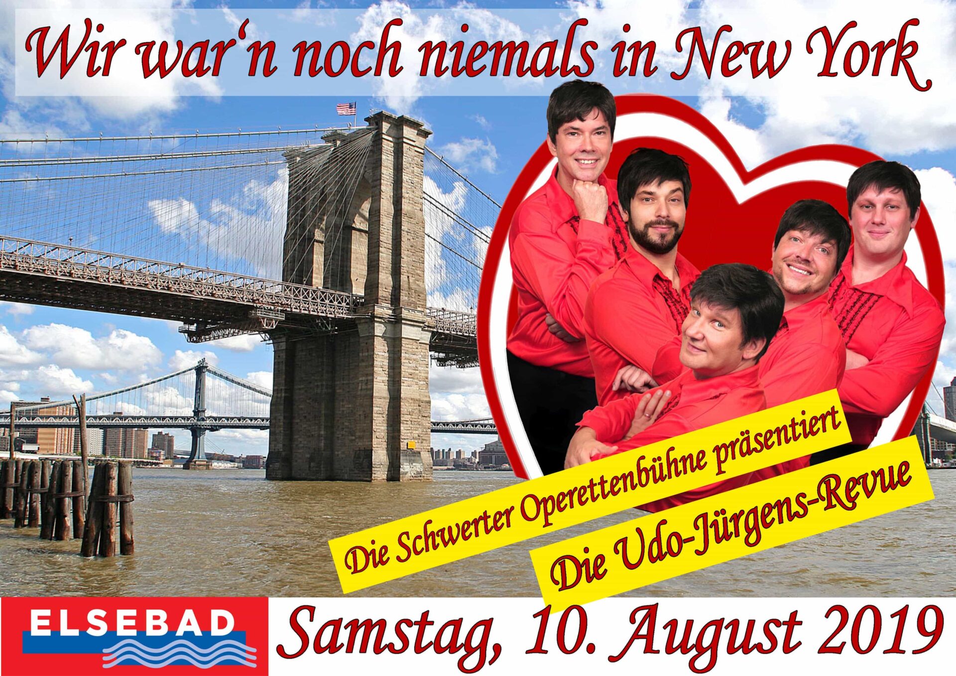 Wir war’n noch niemals in New York: Udo Jürgens-Revue im Elsebad