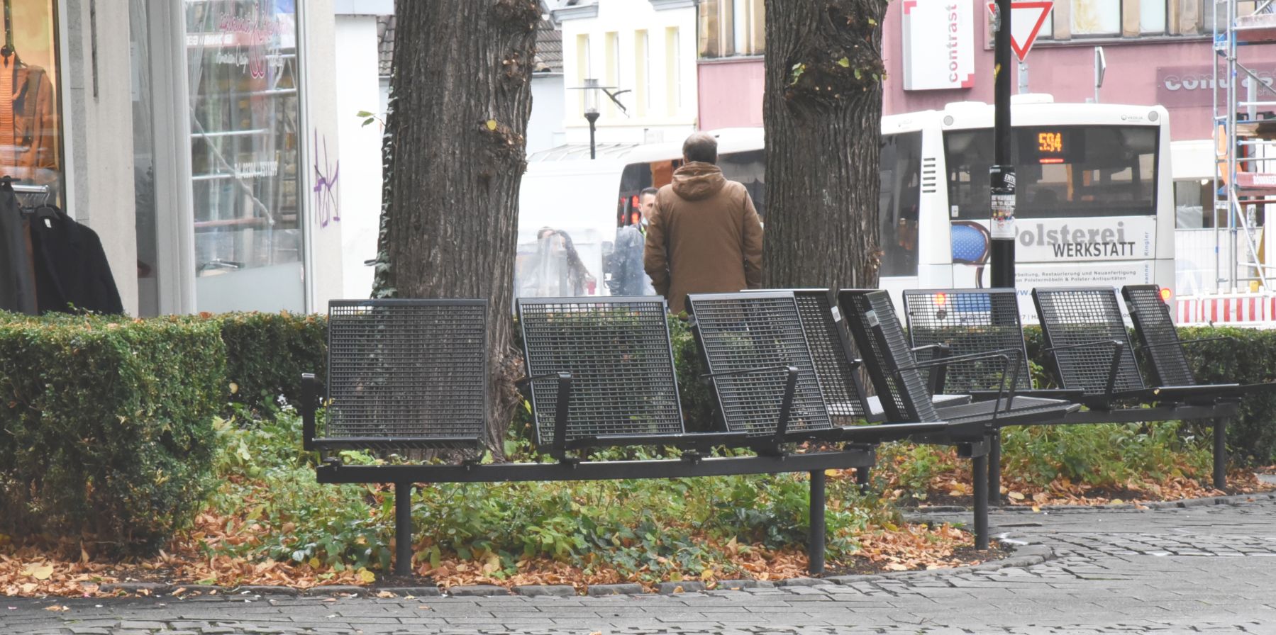 Sitzen am Postplatz wieder möglich