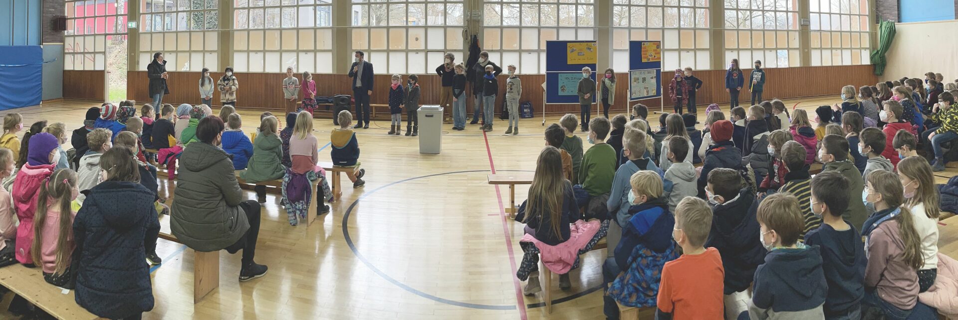 Villigster Grundschulkinder votierten für einen Basketballkorb