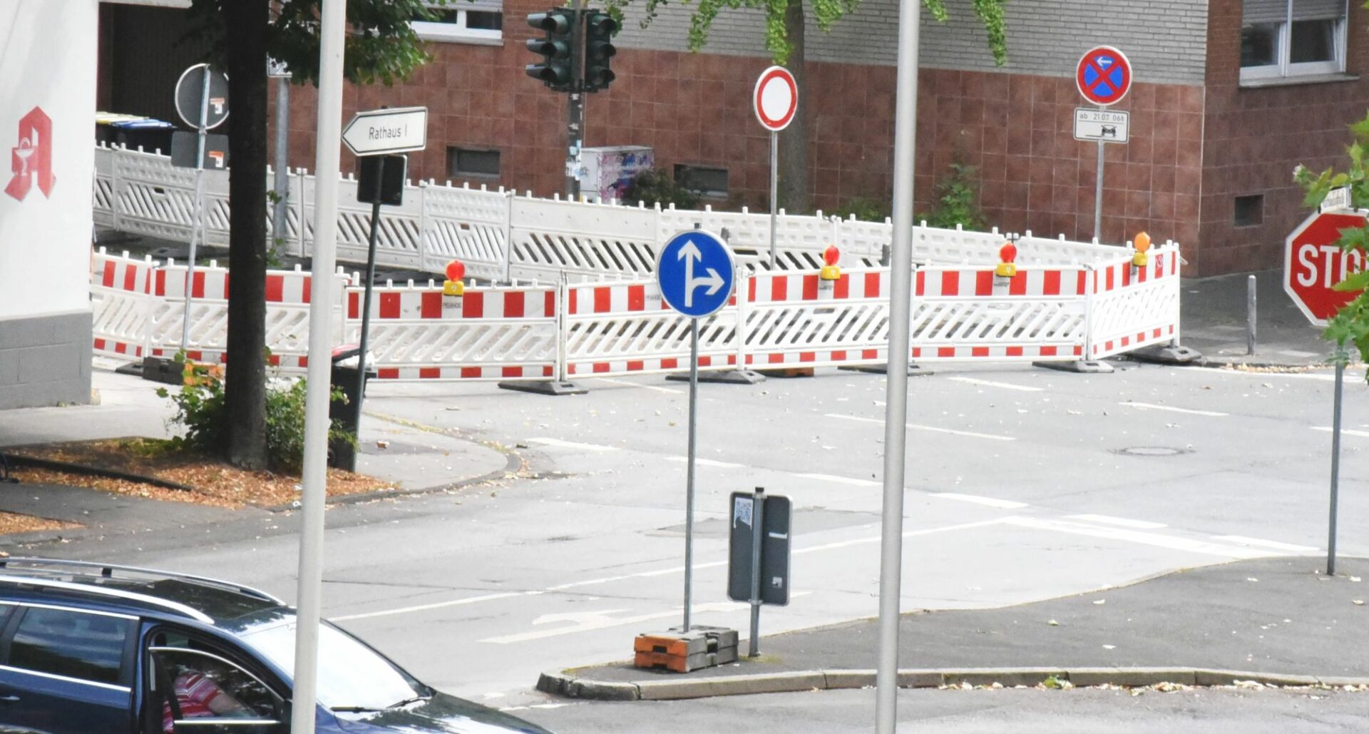 Goethestraße bleibt noch bis zum 5. August voll gesperrt
