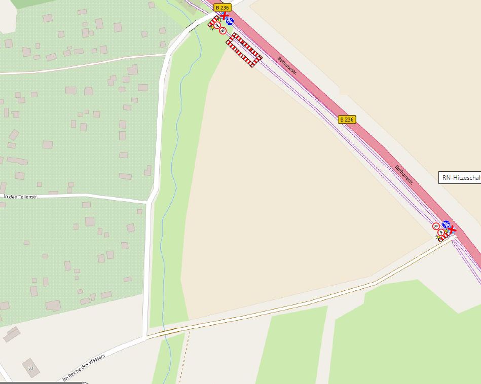 Rad- und Fußweg an der Bethunestraße wird gesperrt