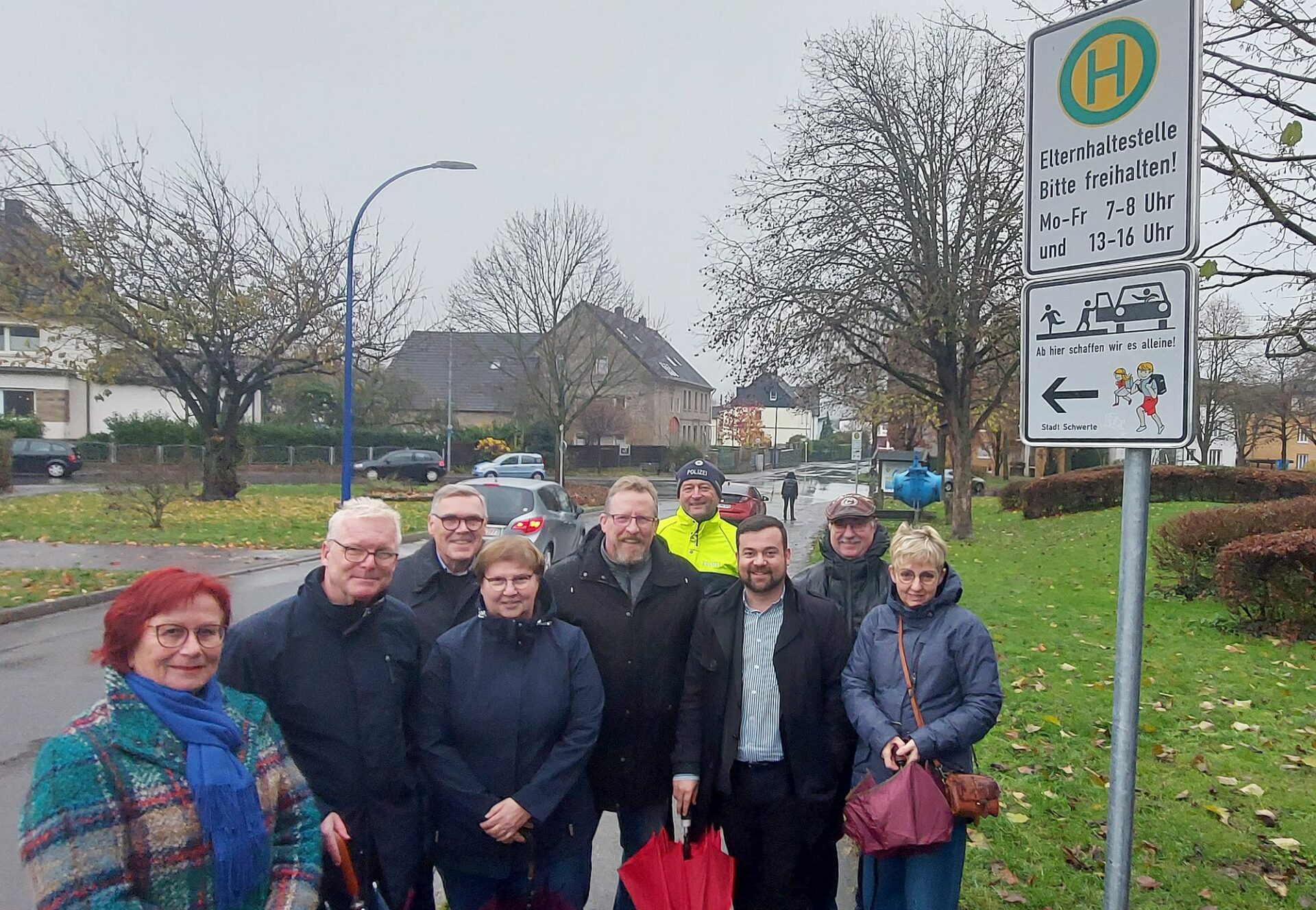 Schulwegsicherung in Westhofen: Bürgermeister lobt Engagement und gute Ideen